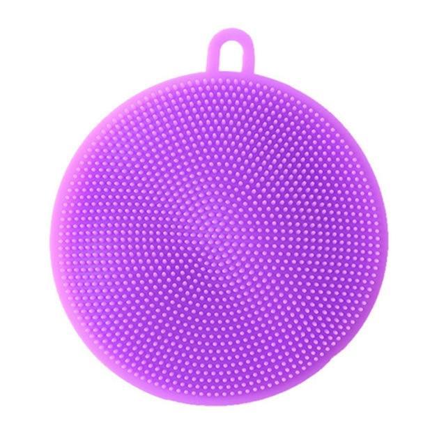 BowLift | IcoolGadget Multifunction Silicone Dish Bowl Scouring Pad Magic Wash Brushes Kitchen Pot Cleaning Washing Tool Kitchen Cleaning Brush