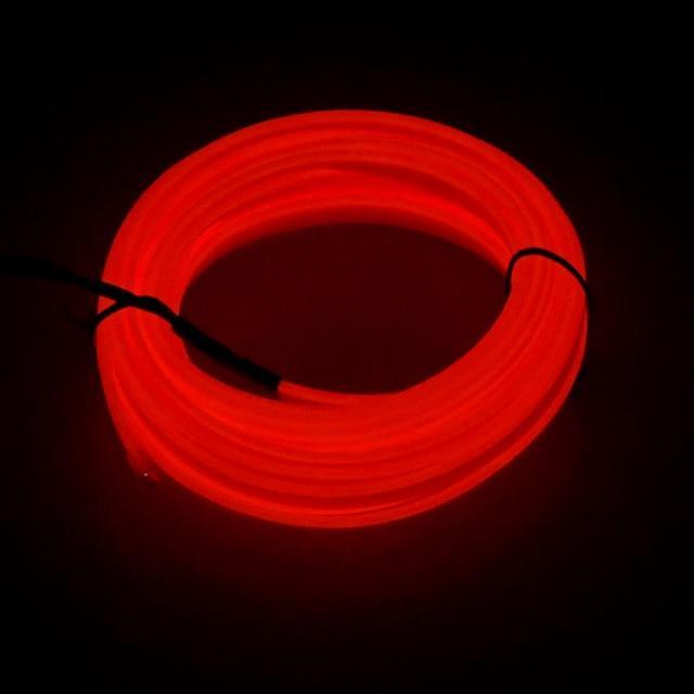 BowLift | 5m car interior accessories atmosphere lamp EL cold light line with USB DIY Decorative Dash board Console Door LED Ambient Light