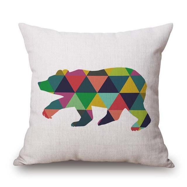 BowLift | Geometric Animal Cushion Cover