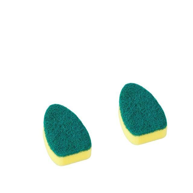 BowLift | Dish Washing Tool Cleaning Brush Soap Dispenser Handle Refillable Bowls Cleaning Sponge Brush For Kitchen Organizer Accessories