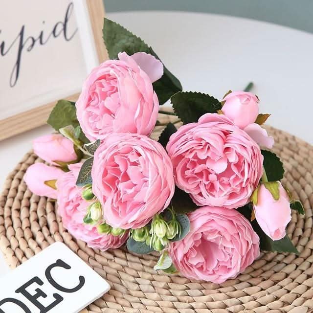 BowLift | Artificial Peony Bouquet with Blossoms and Buds