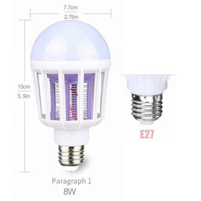 BowLift | IcoolGadgets AC175~220V LED Mosquito Killer Bulb E27/B22 LED Bulb For Home Lighting Bug Zapper Trap Lamp Insect Anti Mosquito Repeller Light