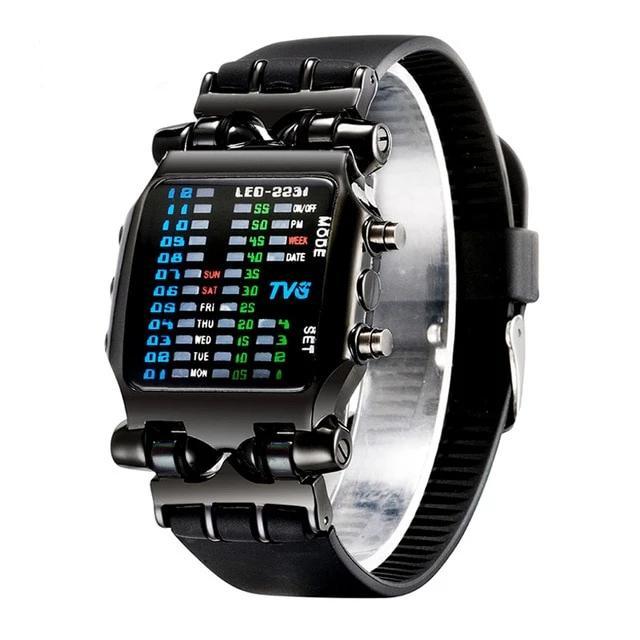 BowLift | Luxury Watches Men Fashion Rubber Strap LED Digital Watch Men Waterproof Sports Military Watches Relogios Masculino