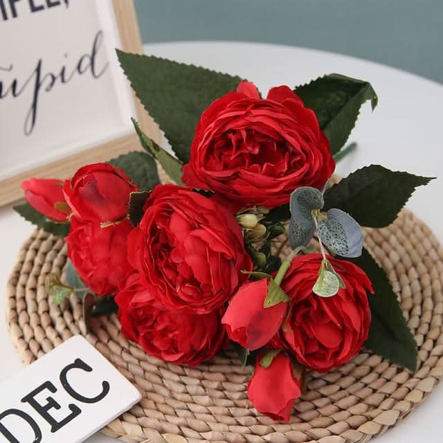 BowLift | Artificial Peony Bouquet with Blossoms and Buds