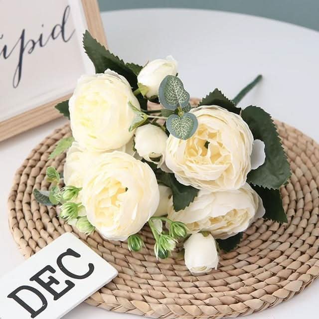 BowLift | Artificial Peony Bouquet with Blossoms and Buds