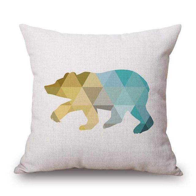 BowLift | Geometric Animal Cushion Cover