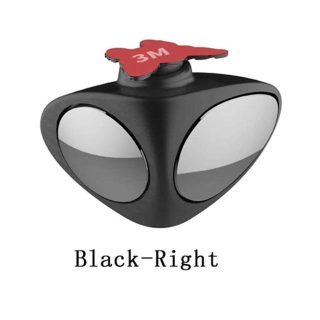 BowLift | Car Mirror Large Vision Rear View Auxiliary Reversal Blind Zone Wide Angle Mirror360 Rotation Adjustable  Dual Lens Coach Mirror