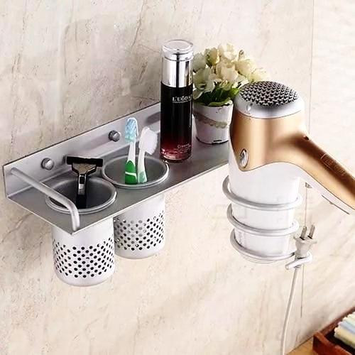 BowLift | Multi-function Bathroom Hair Dryer Holder