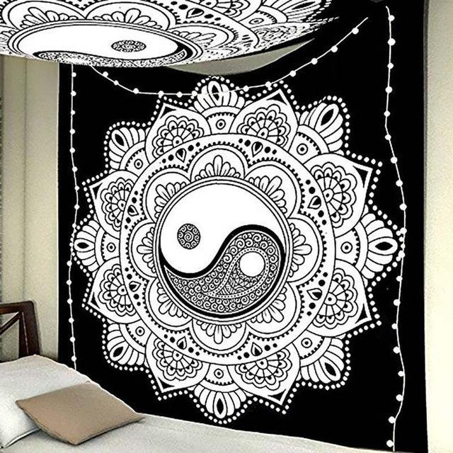 BowLift | Yin and Yang Mandala Hanging Tapestry