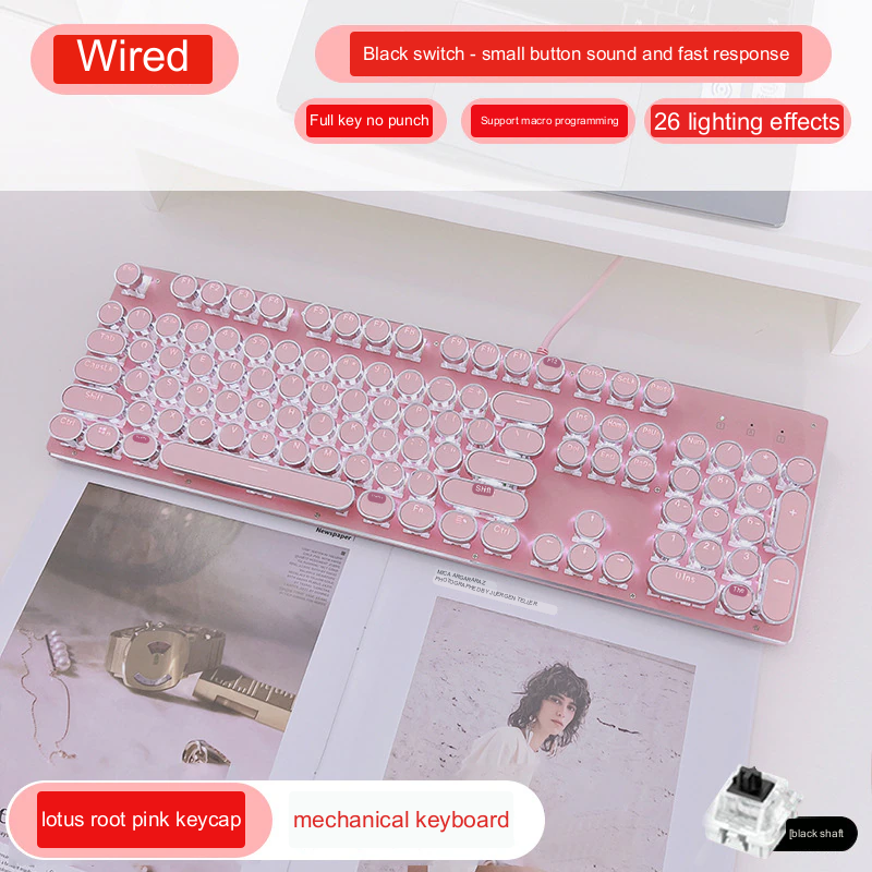 BowLift | Type Mechanical Retro Press Keyboard