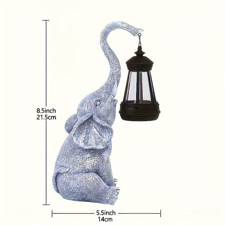 BowLift | Solar Elephant Garden Lamp – Warm Ambient Light