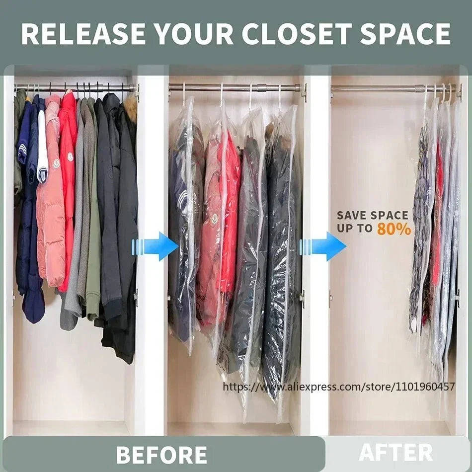 BowLift | Vacuum Storage Bags – Space-Saving Clothing Organizer – Dust and Moisture Protection – Reusable Wardrobe Solution