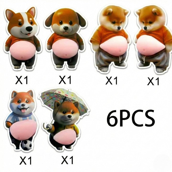 Chubby Shiba Silicone Sticker Protector | Bowlift