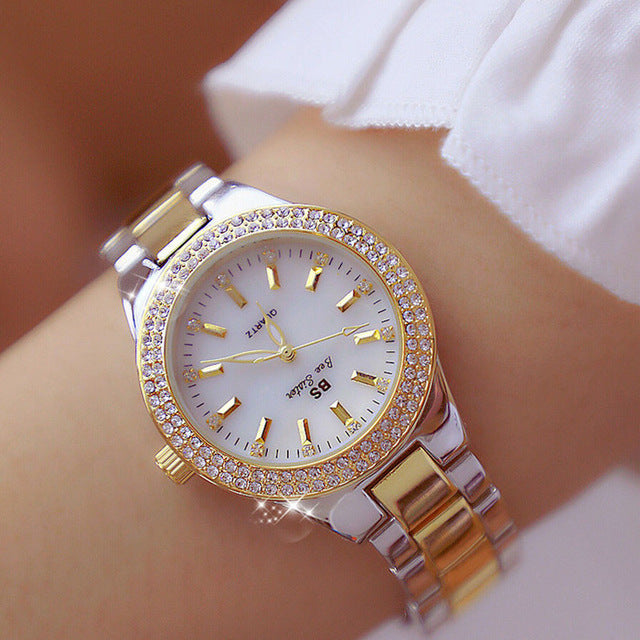 BowLift | Esmée Women’s Stainless Steel Quartz Watch 32mm Silver