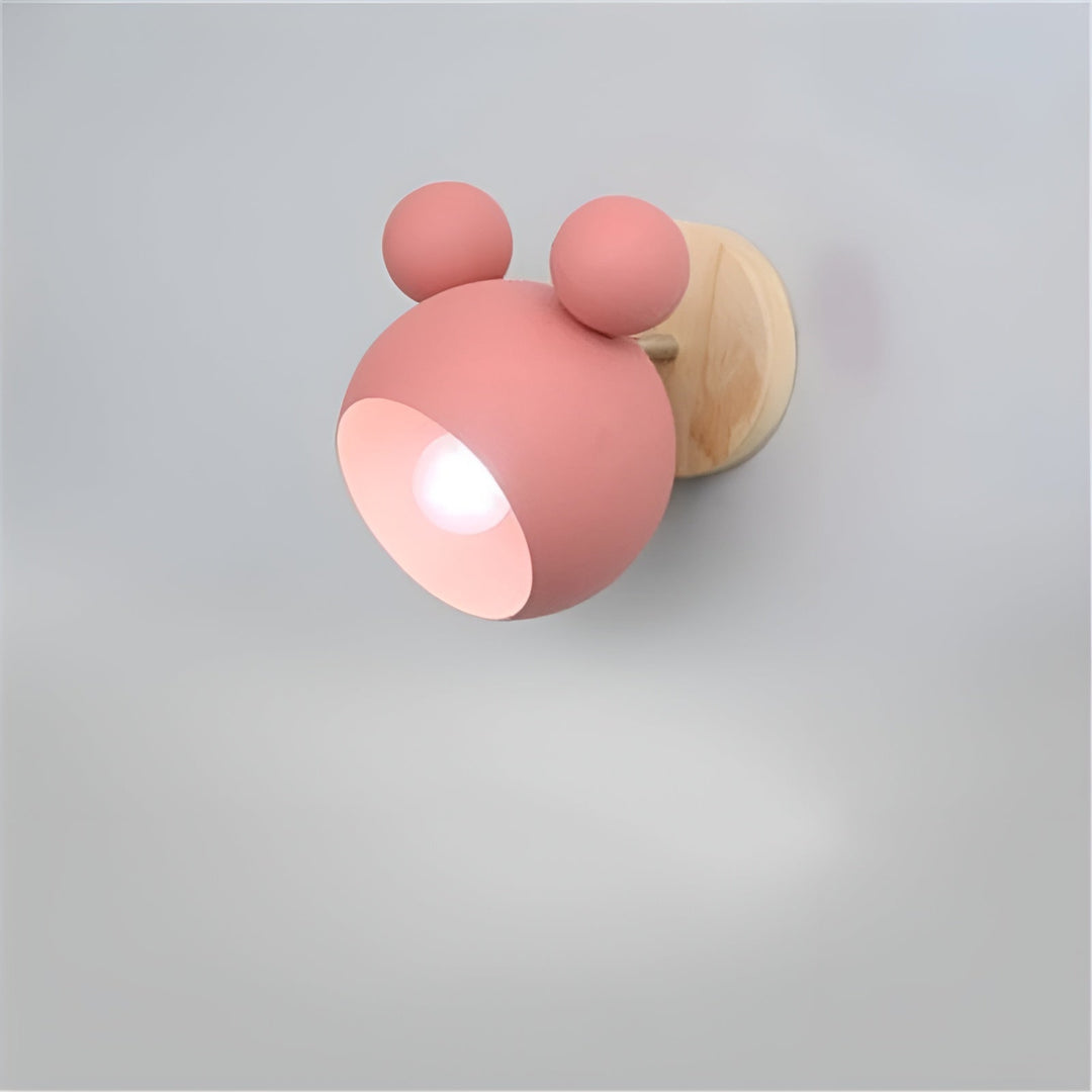 Wall lamp in Mickey design – Decorative and Modern | Perfect for children's room & living room | Bowlift