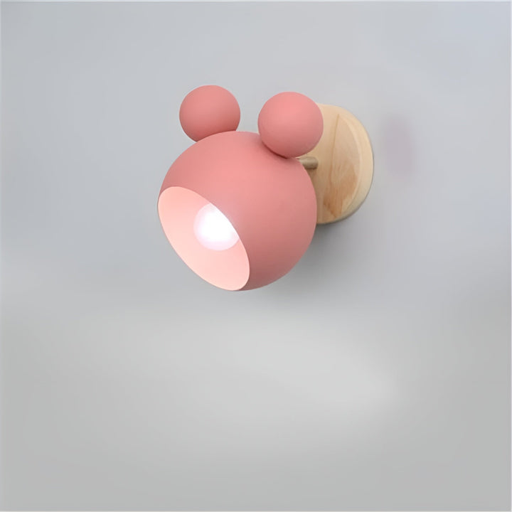 Wall lamp in Mickey design – Decorative and Modern | Perfect for children's room & living room | Bowlift