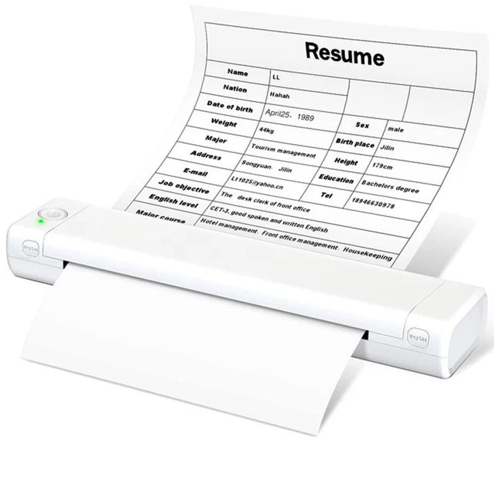 BowLift | Ultimate Wireless A4 Thermal Printer - Compatible with Android, iOS & Laptops