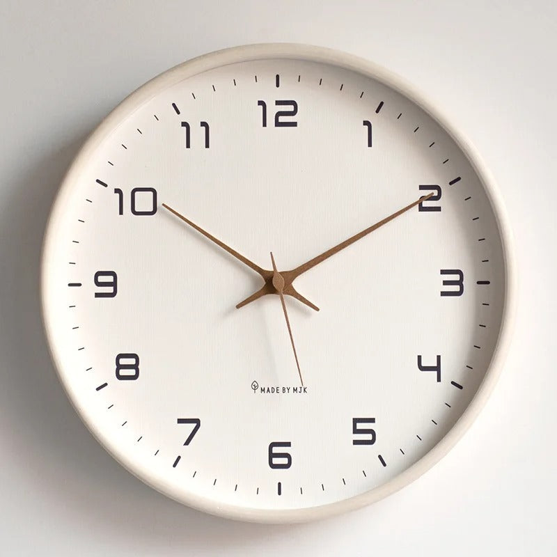 BowLift | Minimalistic Wall Clock | Metal & Resin