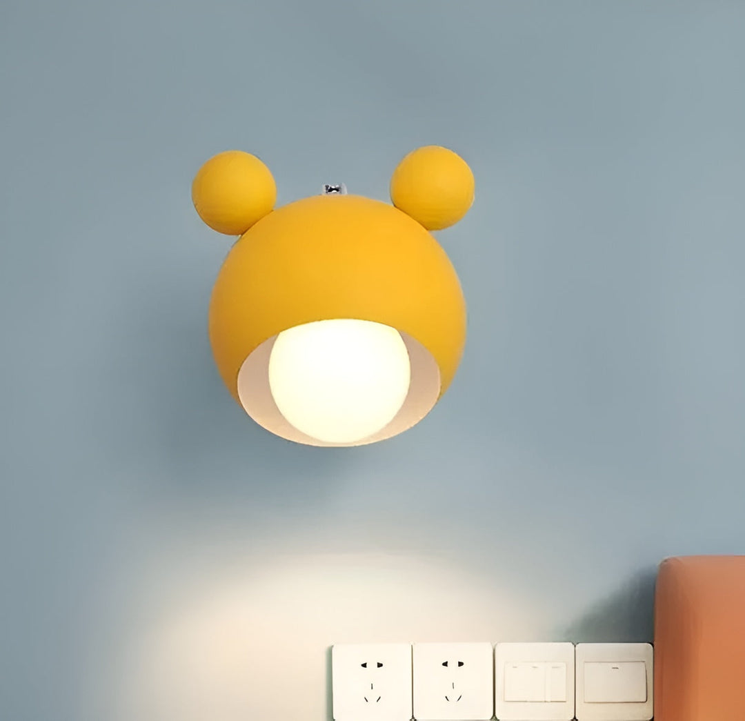 Wall lamp in Mickey design – Decorative and Modern | Perfect for children's room & living room | Bowlift