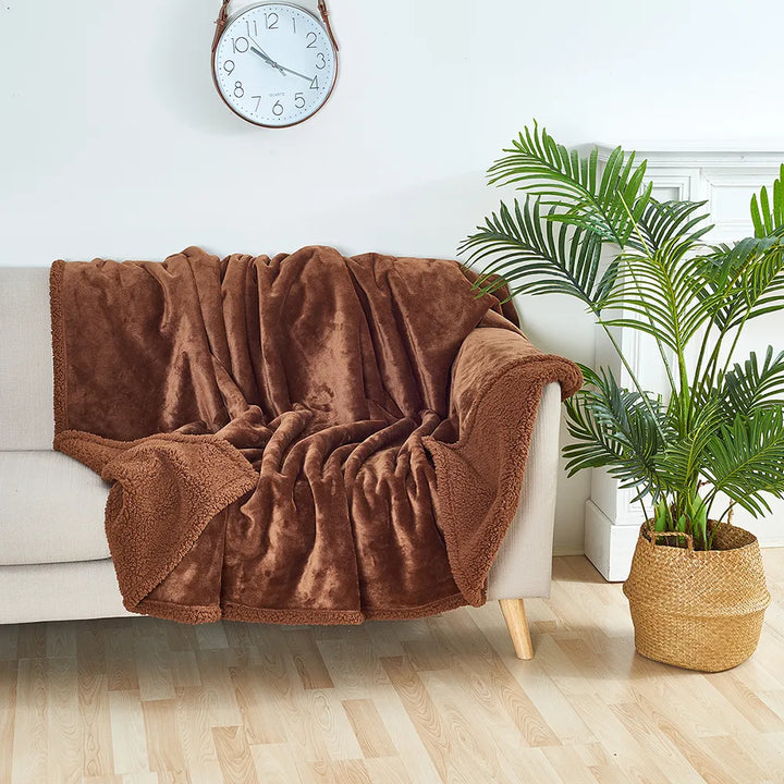 BowLift | Waterproof Plush Blanket | Stain-Resistant, Reversible Design for Furniture Protection and Cozy Comfort