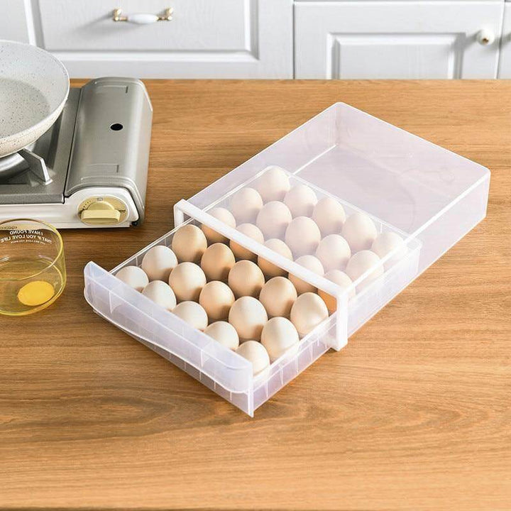 BowLift | Transparent Egg Storage Drawer Container