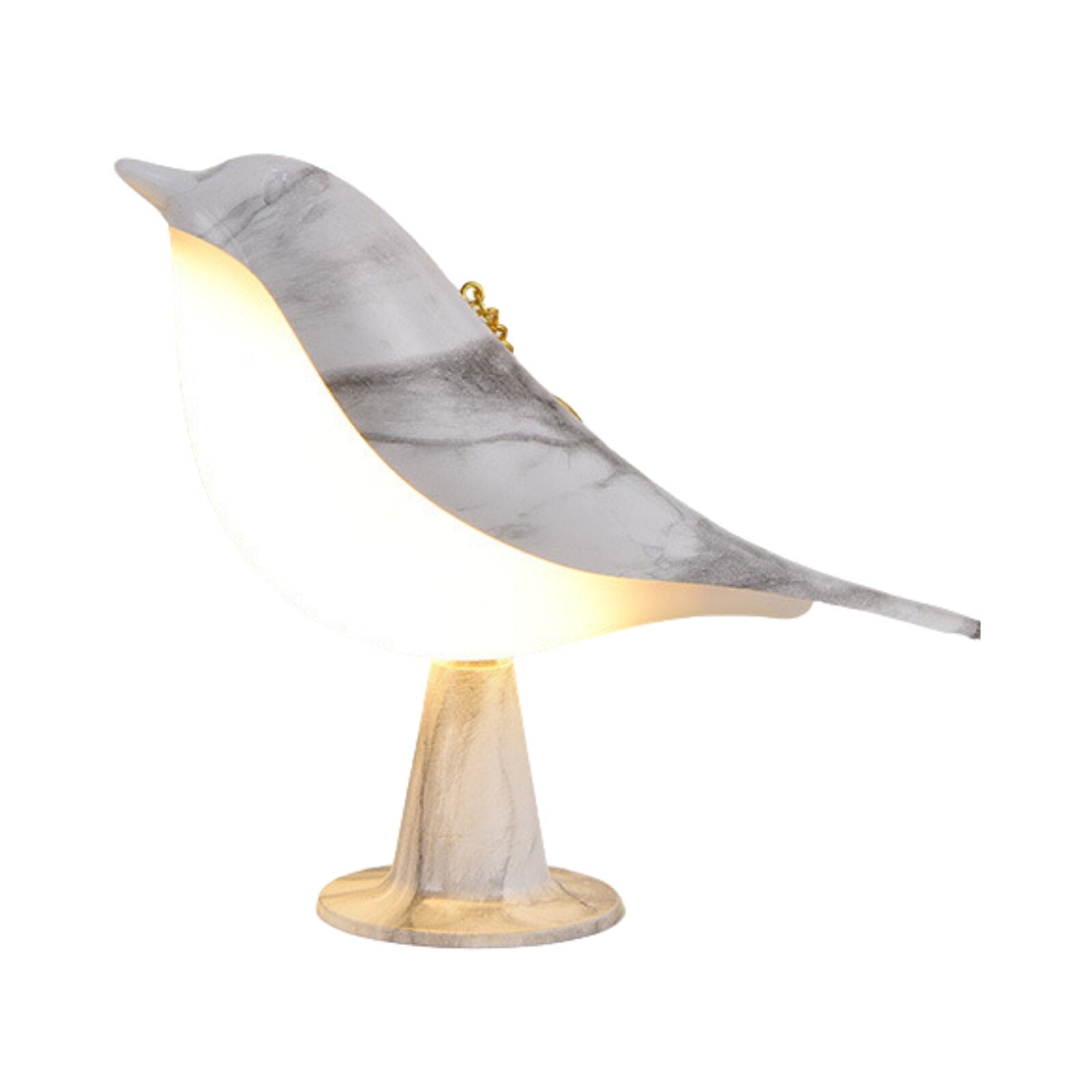 BowLift | Modern Wood LED Table Lamp Bird Design