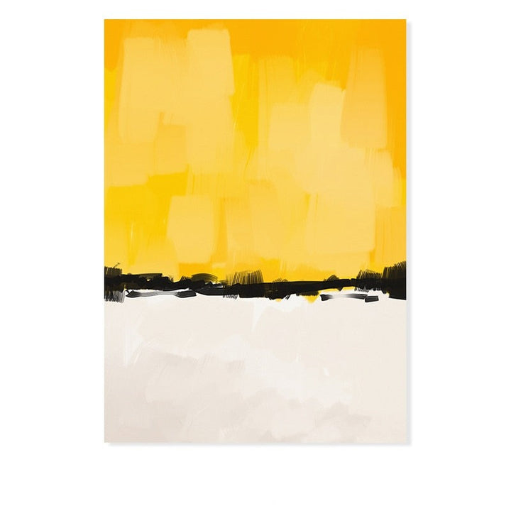 Abstract Multi Colors Brushstroke - Canvas Wall Art Print | Bowlift