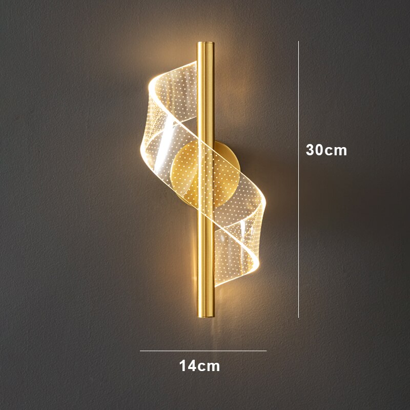 BowLift | Luxury Glass Wall Lamp with Candle Holder
