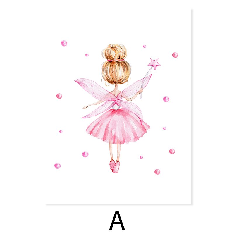 Princess Pink Dream Castle - Canvas Wall Art Print | Bowlift