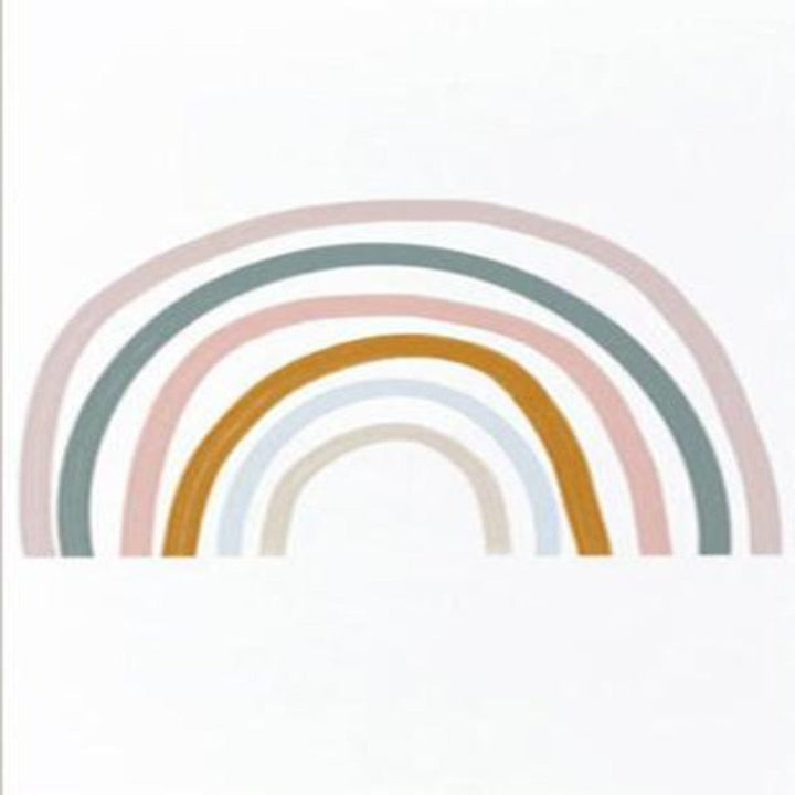 Russian Alphabet Rainbow Nursery  - Canvas Wall Art Print | Bowlift
