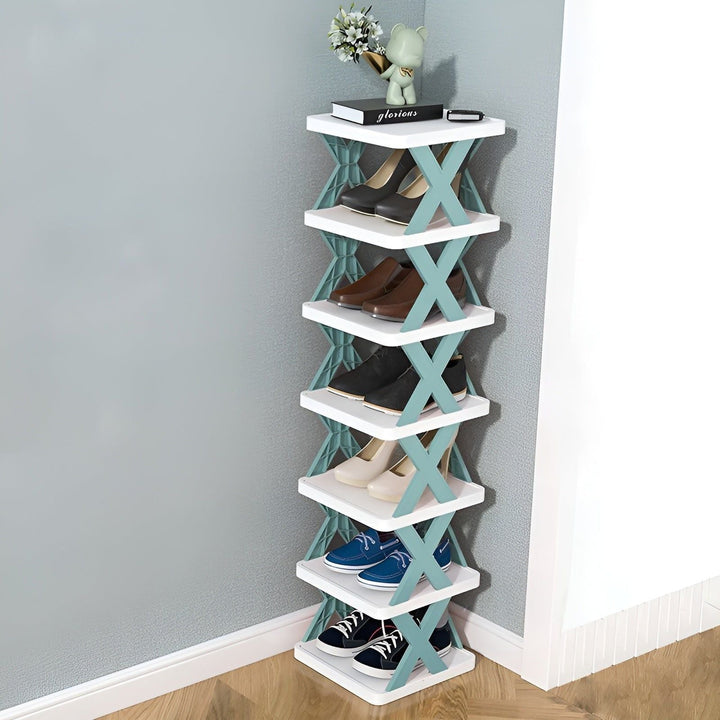 FlexiRack Shoe Organizer - Multifunctional Multi-layer Folding Shoe Rack | Bowlift