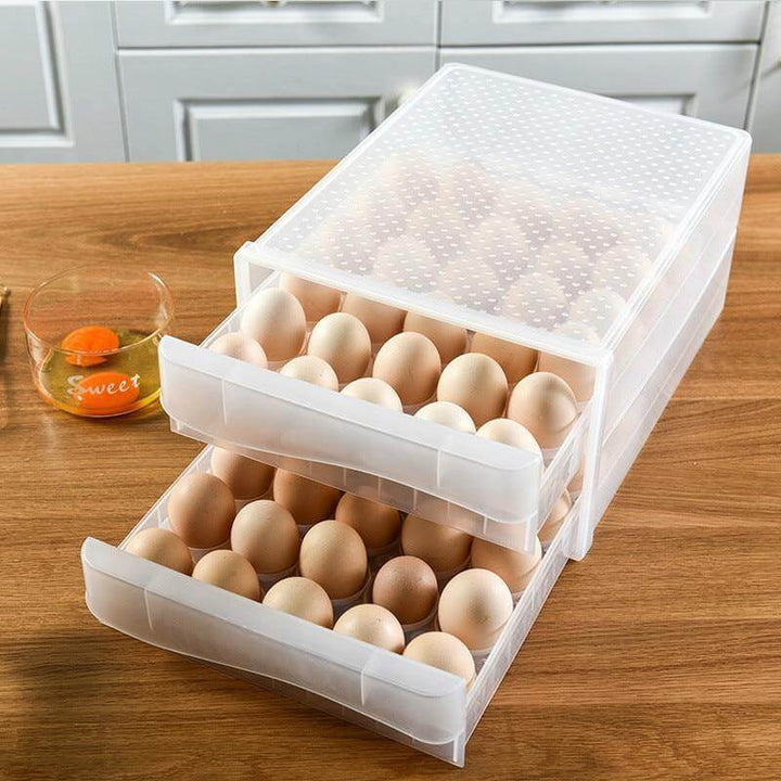 BowLift | Transparent Egg Storage Drawer Container
