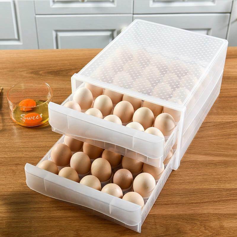 BowLift | Transparent Egg Storage Drawer Container