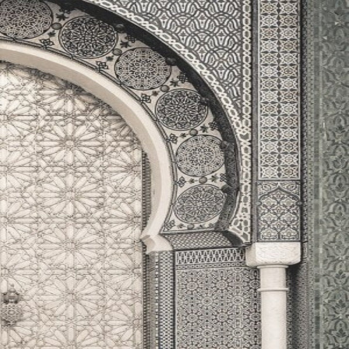 Modern Moroccan Marrakesh Door - Canvas Wall Art Print | Bowlift