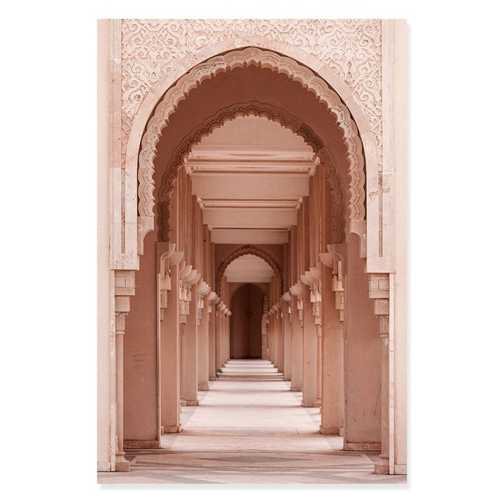 Moroccan Desert & Architecture - Canvas Wall Art Print | Bowlift