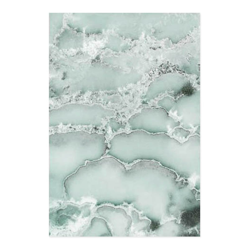 Moroccan Arch Mint Green - Canvas Wall Art Print | Bowlift