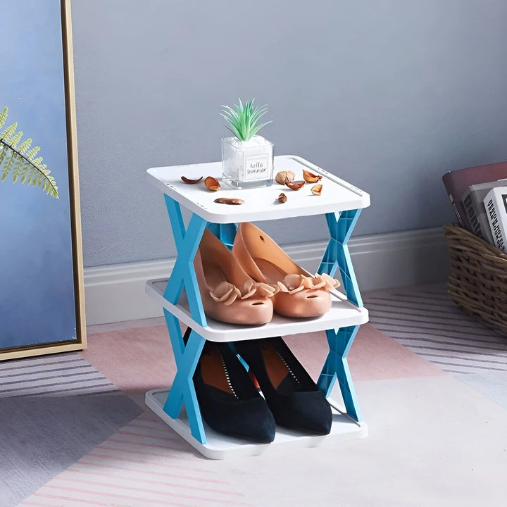 BowLift | Multifunctional and Foldable Shoe Rack for Space-Saving Storage