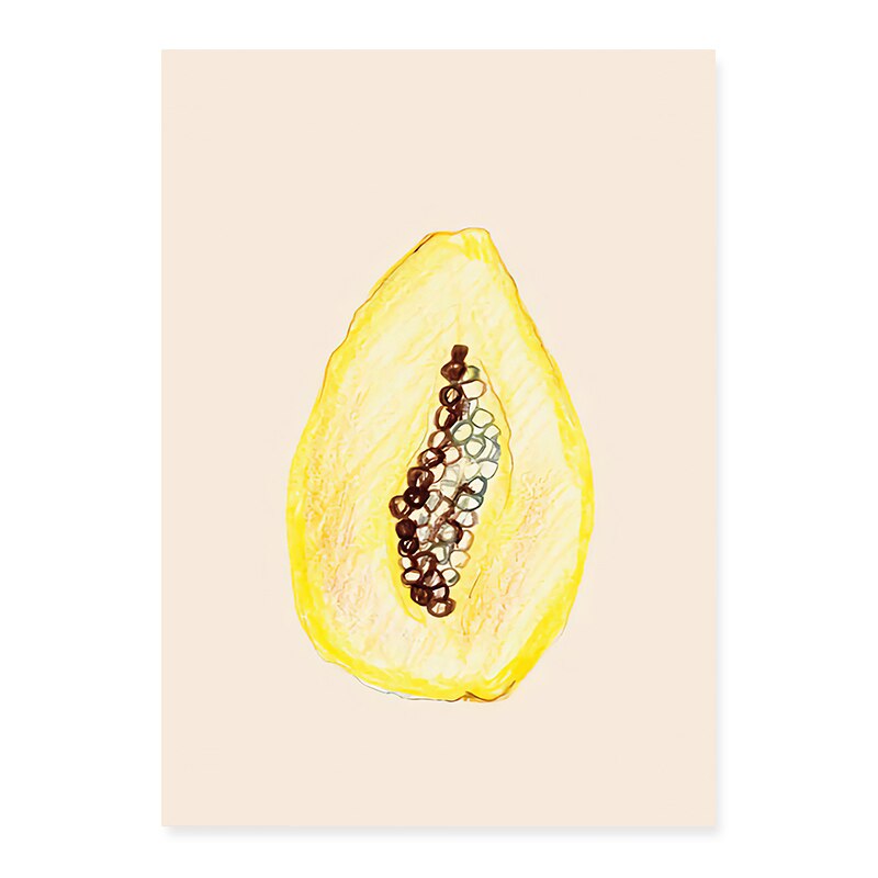 Trendy Abstract Yellow Graphic Designs  - Canvas Wall Art Print | Bowlift
