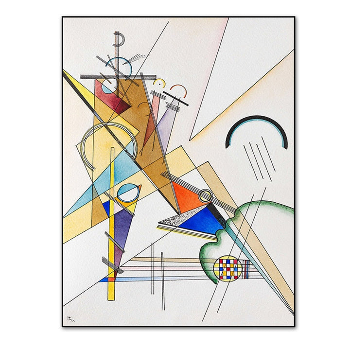Vintage Wassily Kandinsky Famous Abstract - Canvas Wall Art Print | Bowlift