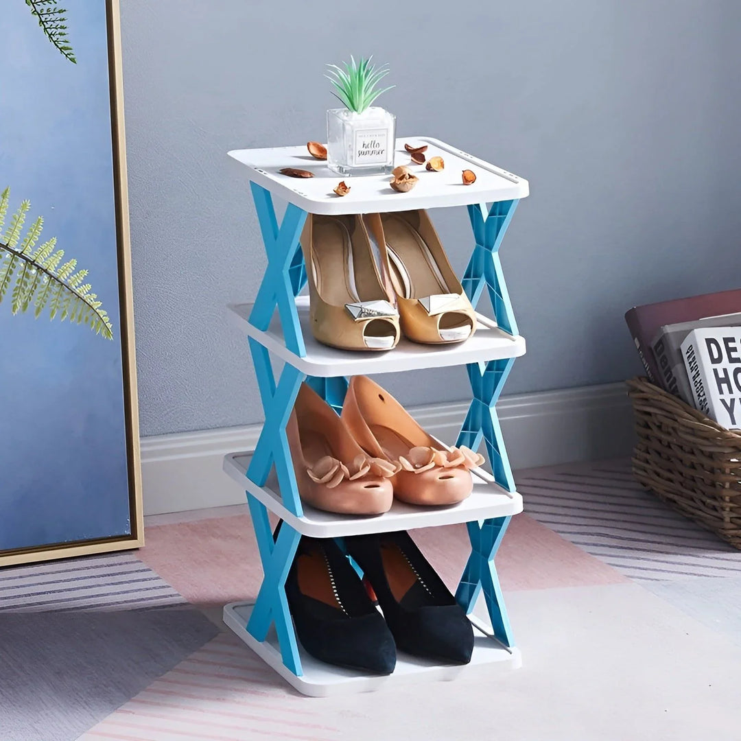 BowLift | Multifunctional and Foldable Shoe Rack for Space-Saving Storage