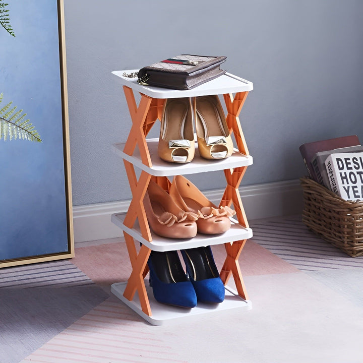 Multifunctional and Foldable Shoe Rack - SpaceSaver | Bowlift