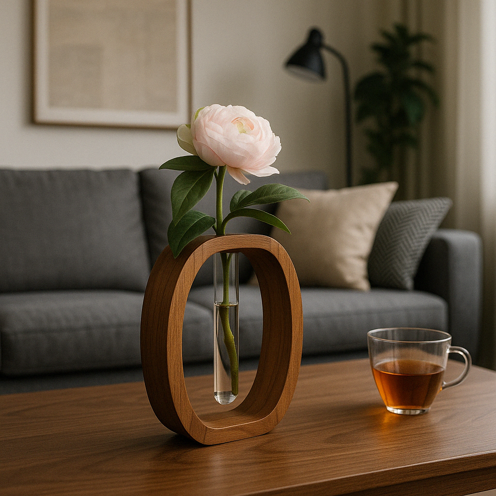 BowLift | Nordic Style Oval Frame Tube Vase
