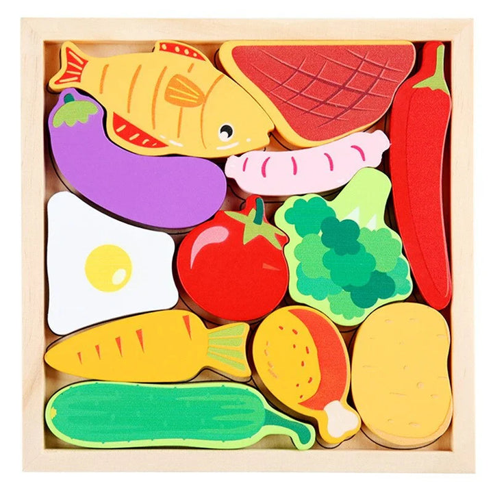 BowLift | WoodlandPuzzle - How Do the Shapes Fit Into the Frame? - Shape Puzzle