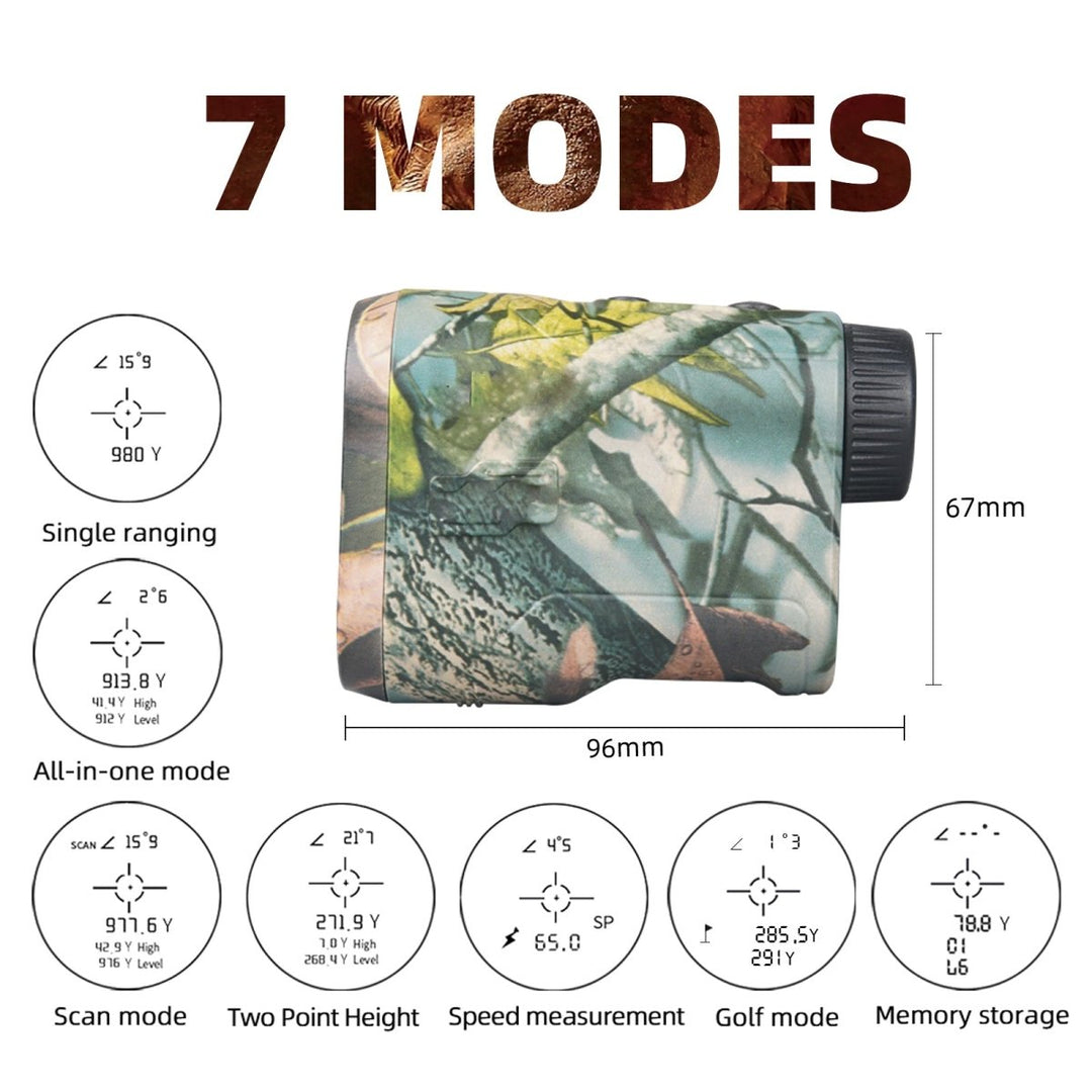 BowLift | Verniora Elite Hunting Range Finder | Precision laser distance measurer with angle compensation for hunting and golf