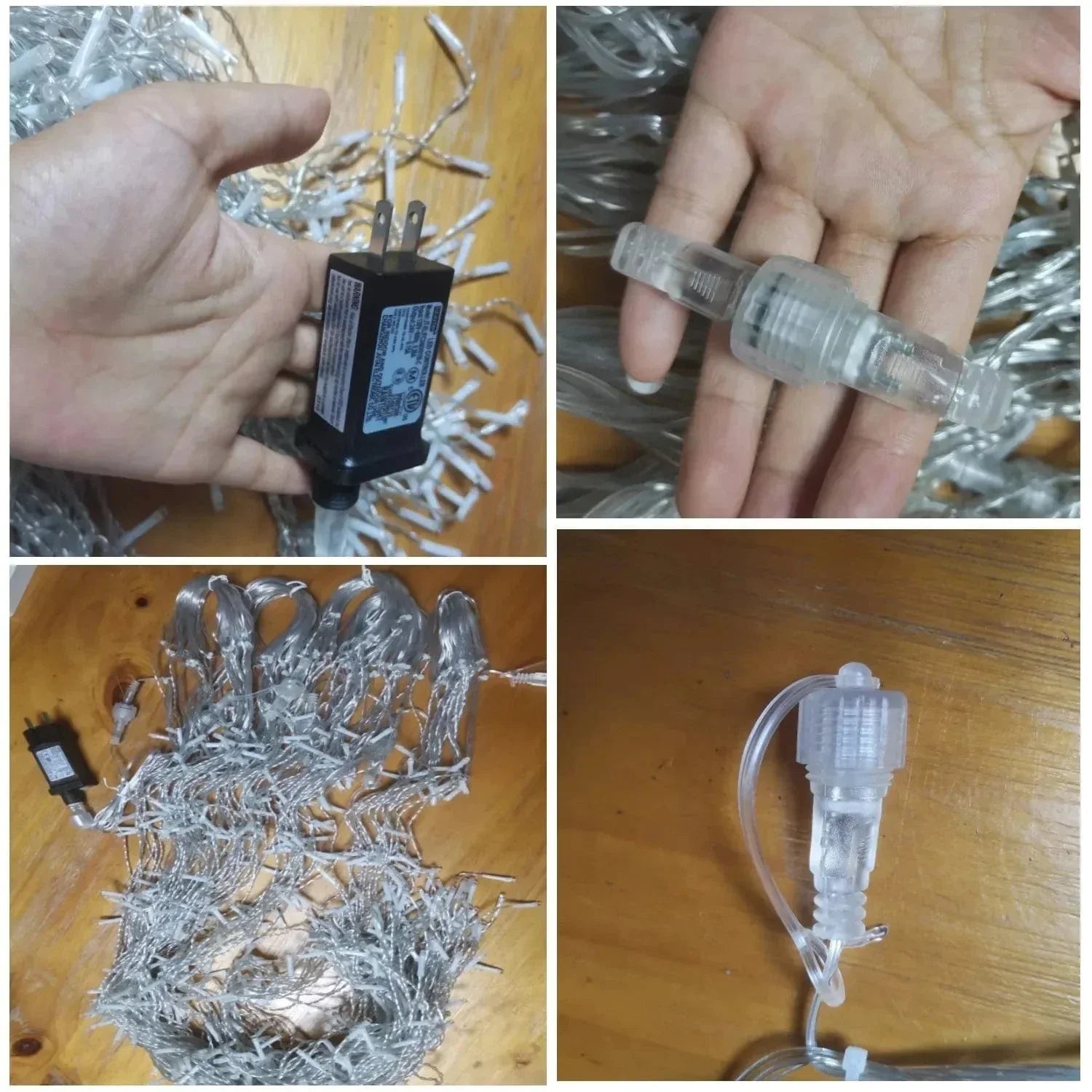 BowLift | Twinkling Icicle String LED Lights | Warm White & Cool White, Extendable for Indoor & Outdoor Holiday Decor