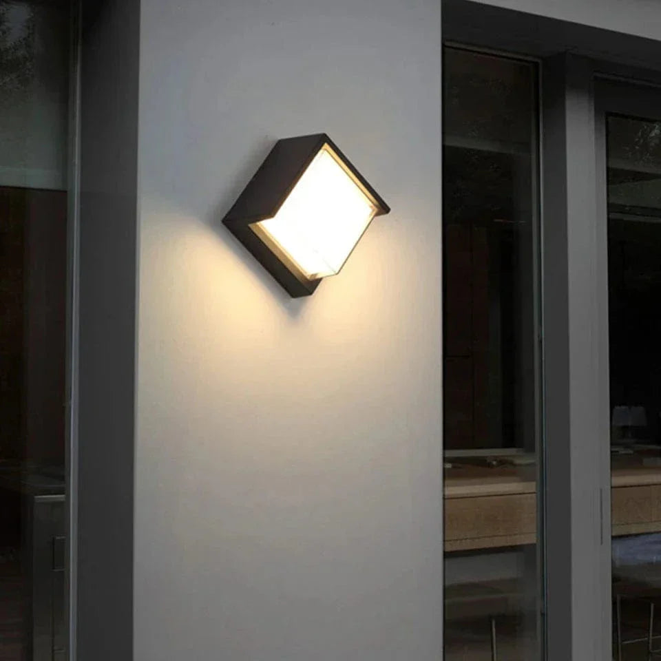 BowLift | LED Outdoor Wall Light | Waterproof, PIR Motion Sensor for Balconies, Porches & Gardens