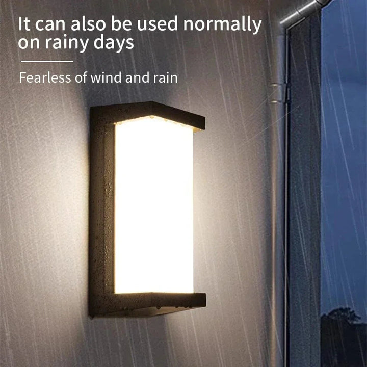 BowLift | LED Outdoor Wall Light | Waterproof, PIR Motion Sensor for Balconies, Porches & Gardens