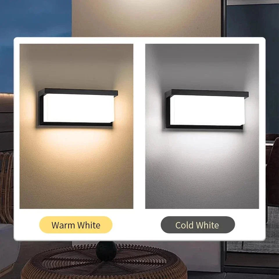 BowLift | LED Outdoor Wall Light | Waterproof, PIR Motion Sensor for Balconies, Porches & Gardens