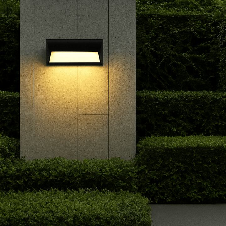 BowLift | LED Outdoor Wall Light | Waterproof, PIR Motion Sensor for Balconies, Porches & Gardens