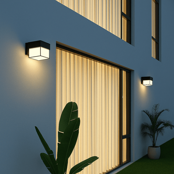 BowLift | LED Outdoor Wall Light | Waterproof, PIR Motion Sensor for Balconies, Porches & Gardens